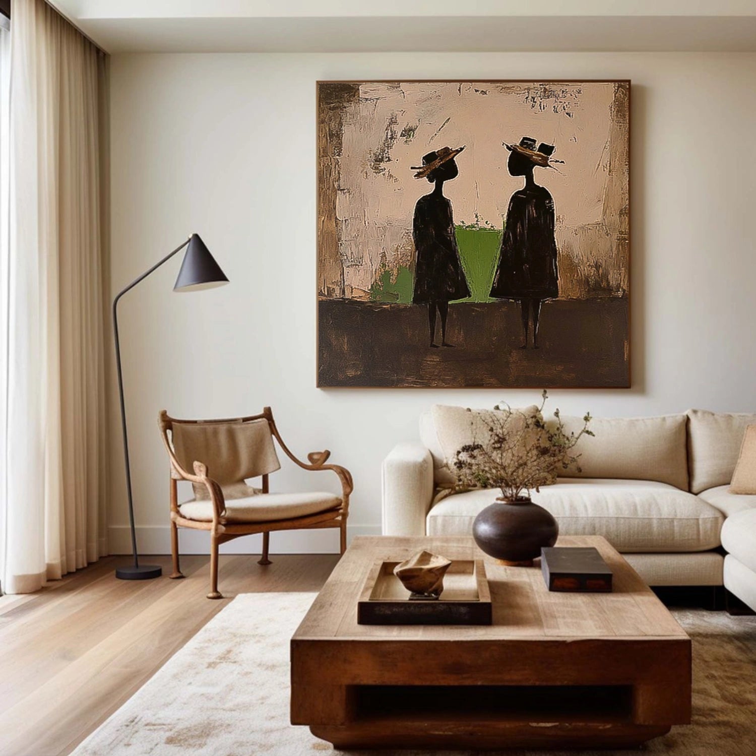 Abstract Portrait Wall Art #LA064