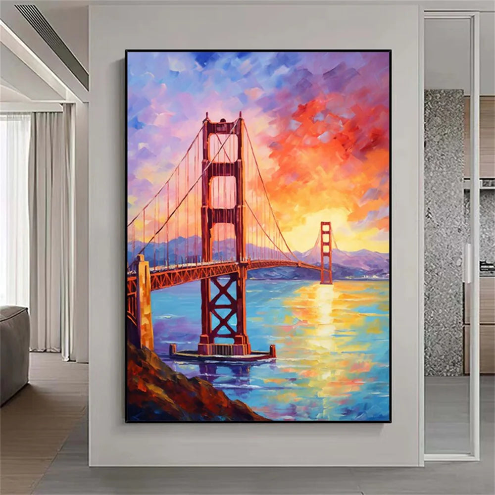Abstract Urban Landscape Painting #UL007