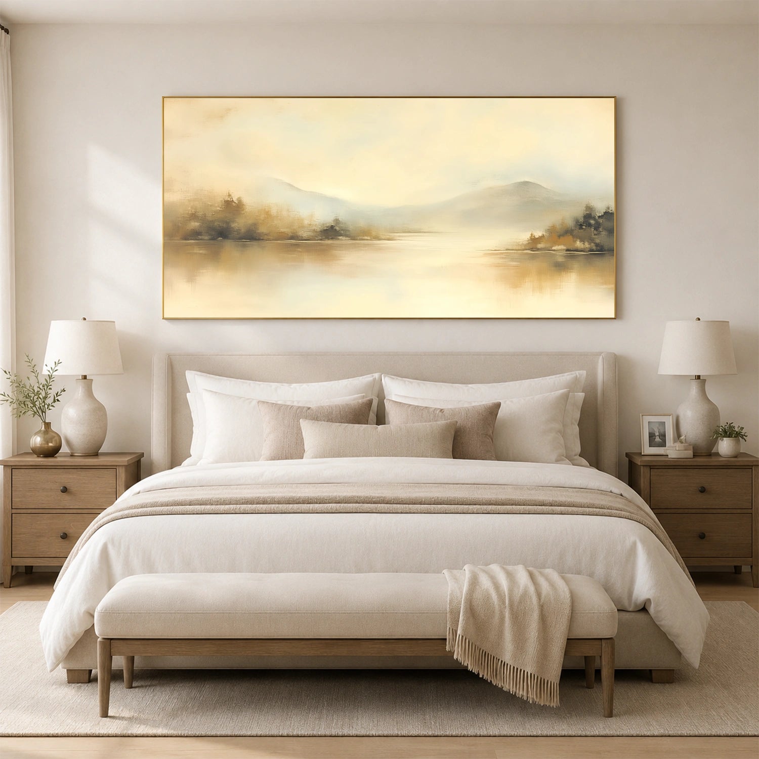 Abstract Mountain Canvas Art #BT103