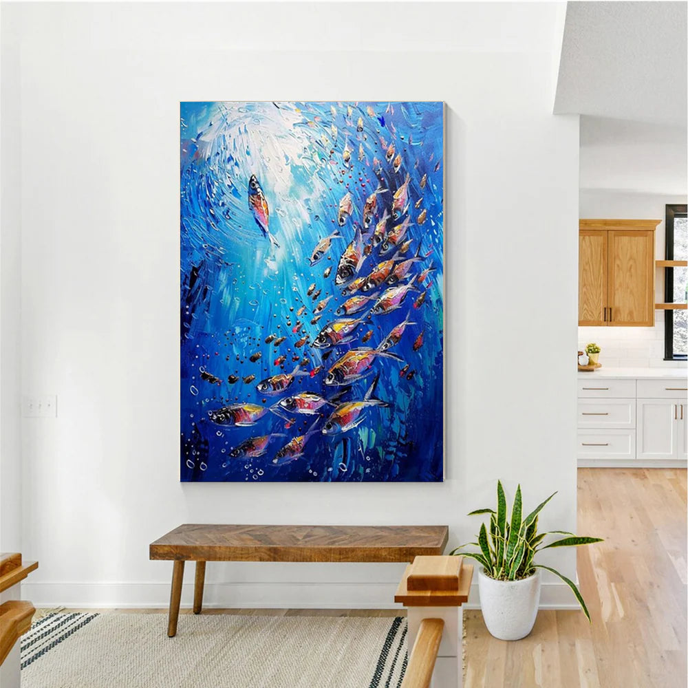 Abstract Animal Textured Canvas Art  #DW067
