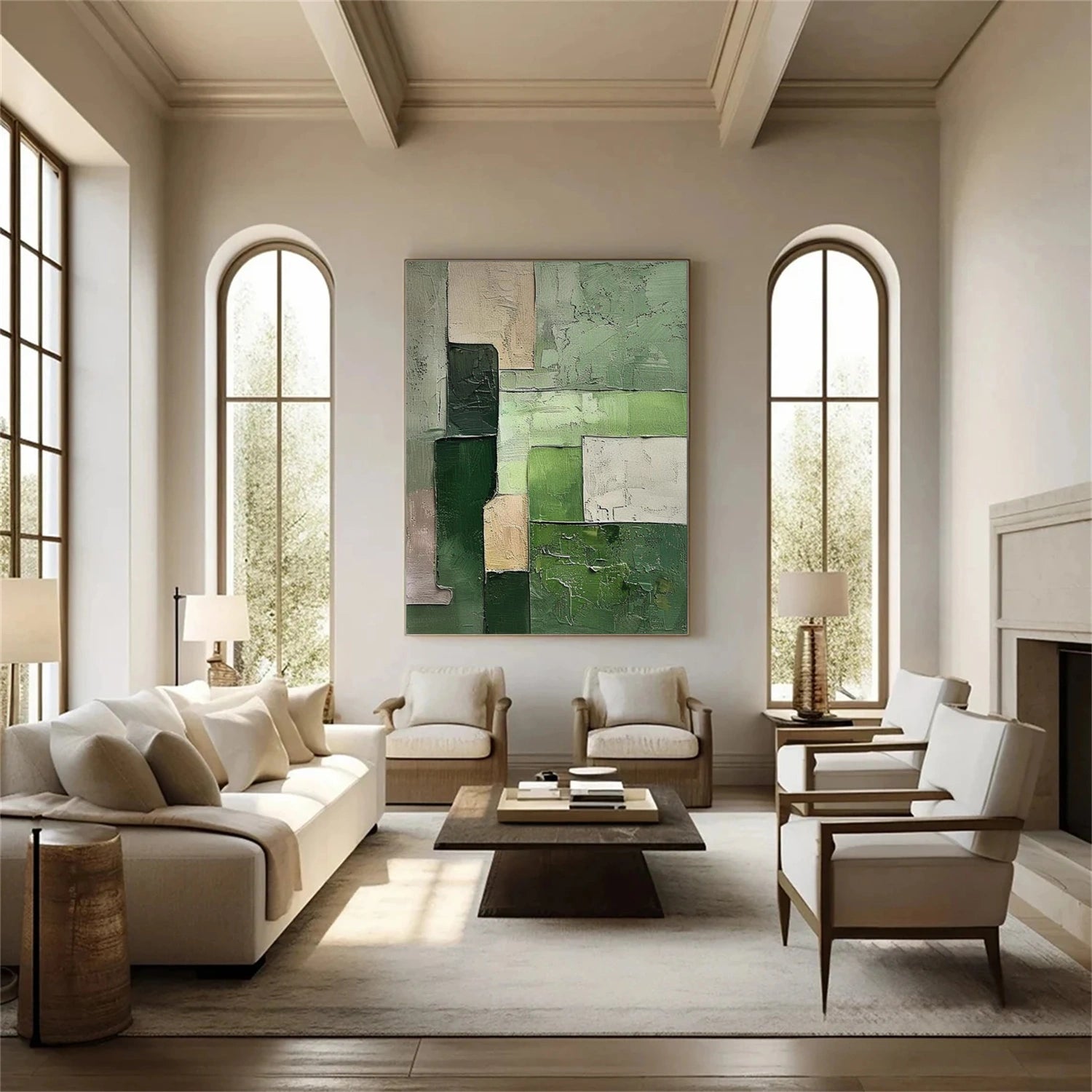 Abstract Textured Wall Art #VA266