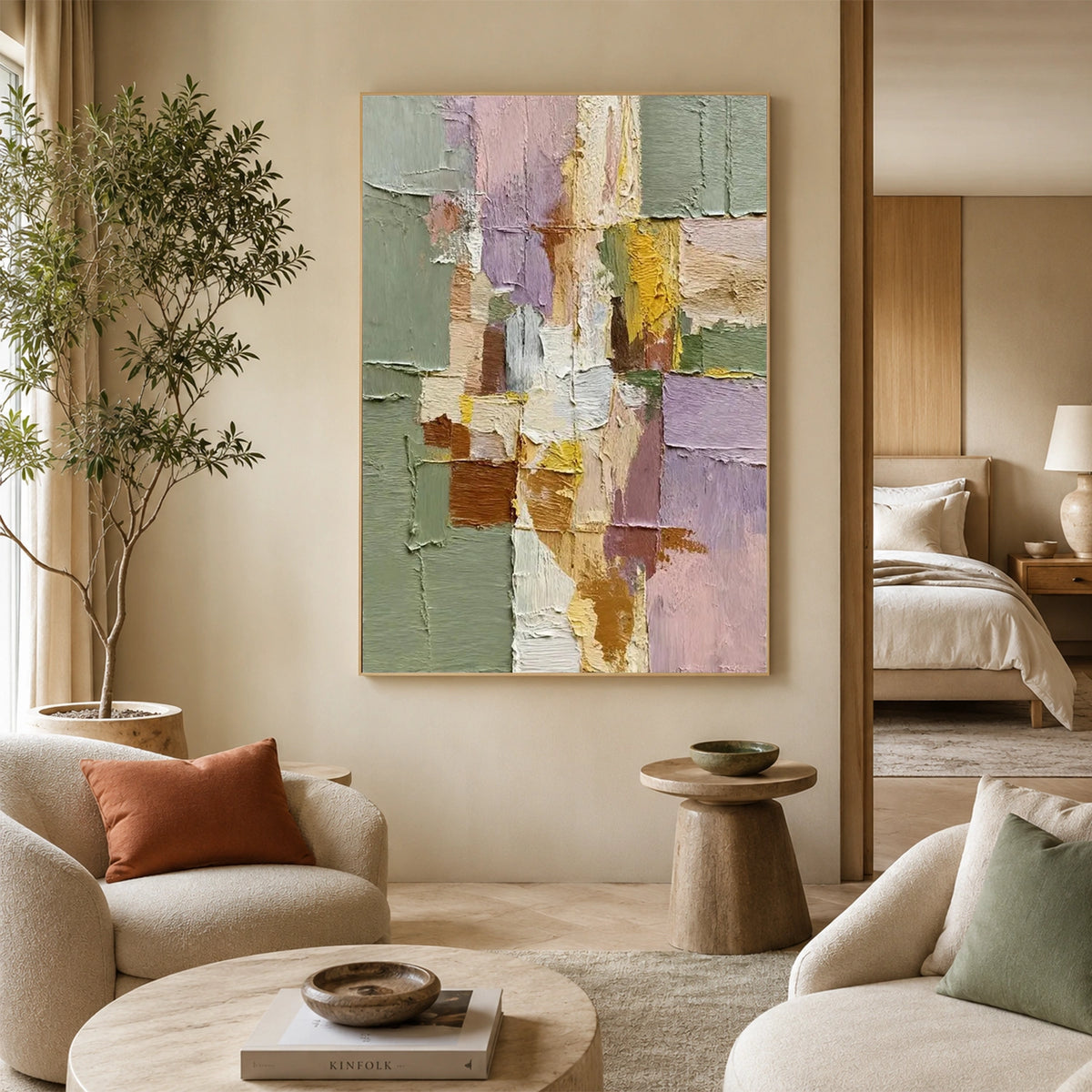 Abstract Textured Wall Art #VA381
