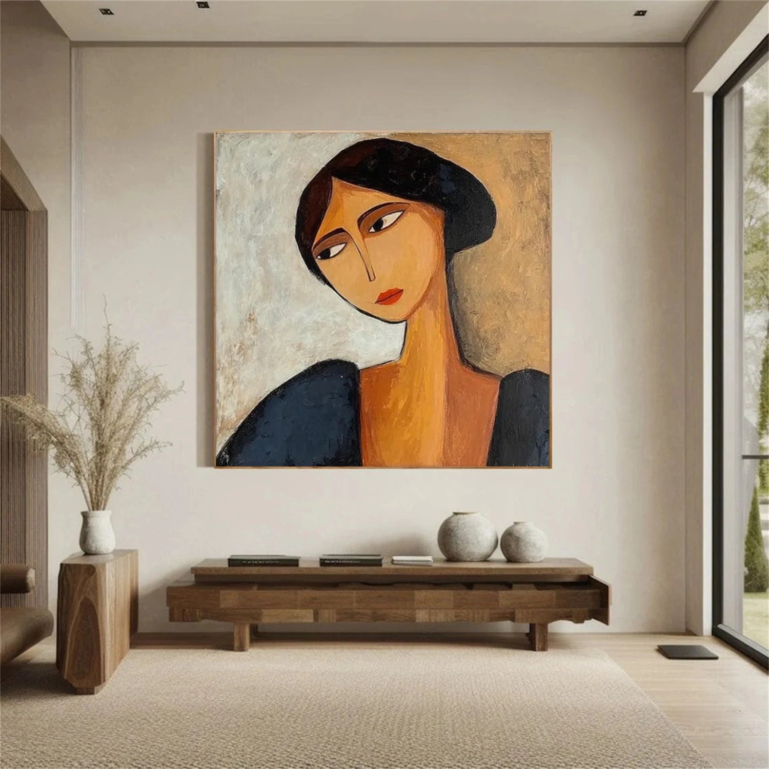 Abstract Portrait Wall Art # LA036