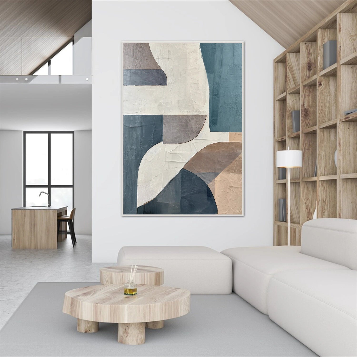 Abstract Textured Wall Art #VA186