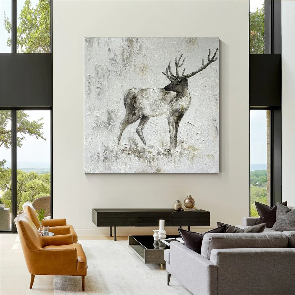 Abstract Animal Canvas Art #DW018
