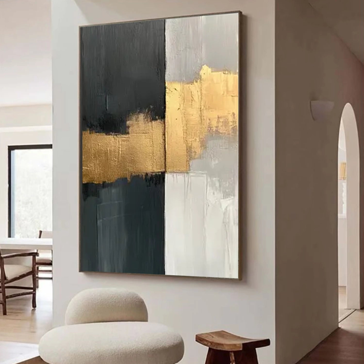 Minimalist Textured Canvas Art #WM129