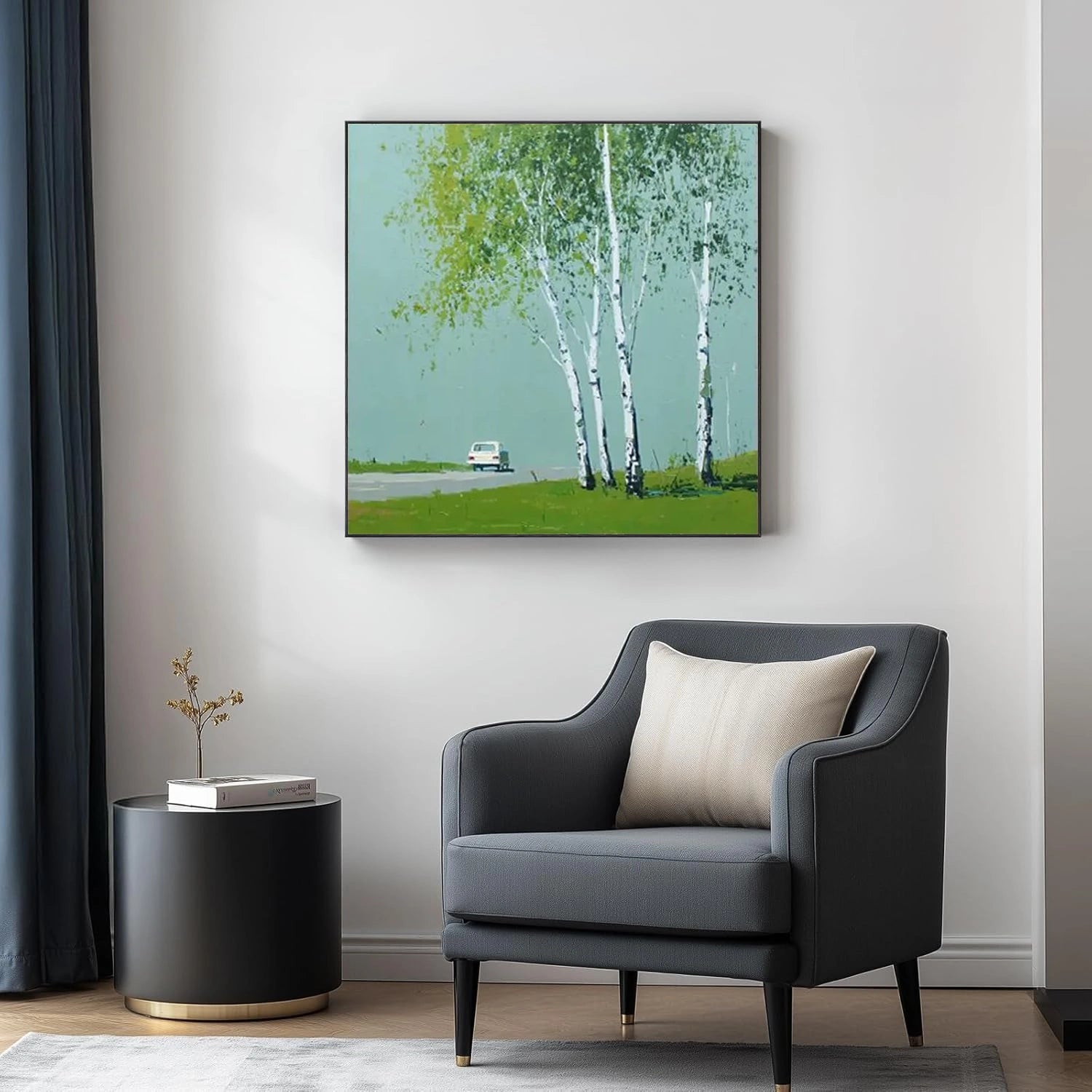 Abstract Flower And Tree Canvas Art #MF131