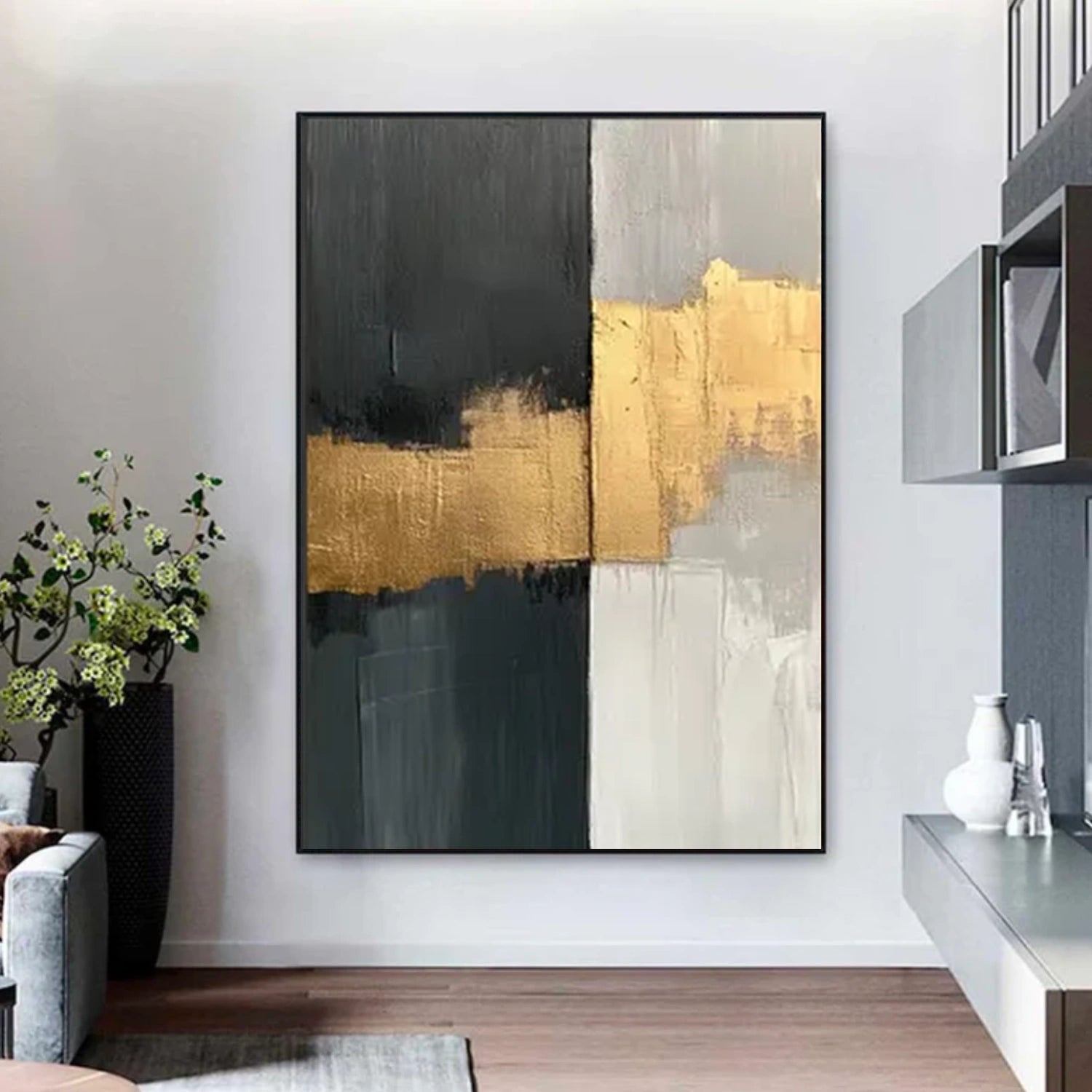 Minimalist Textured Canvas Art #WM129