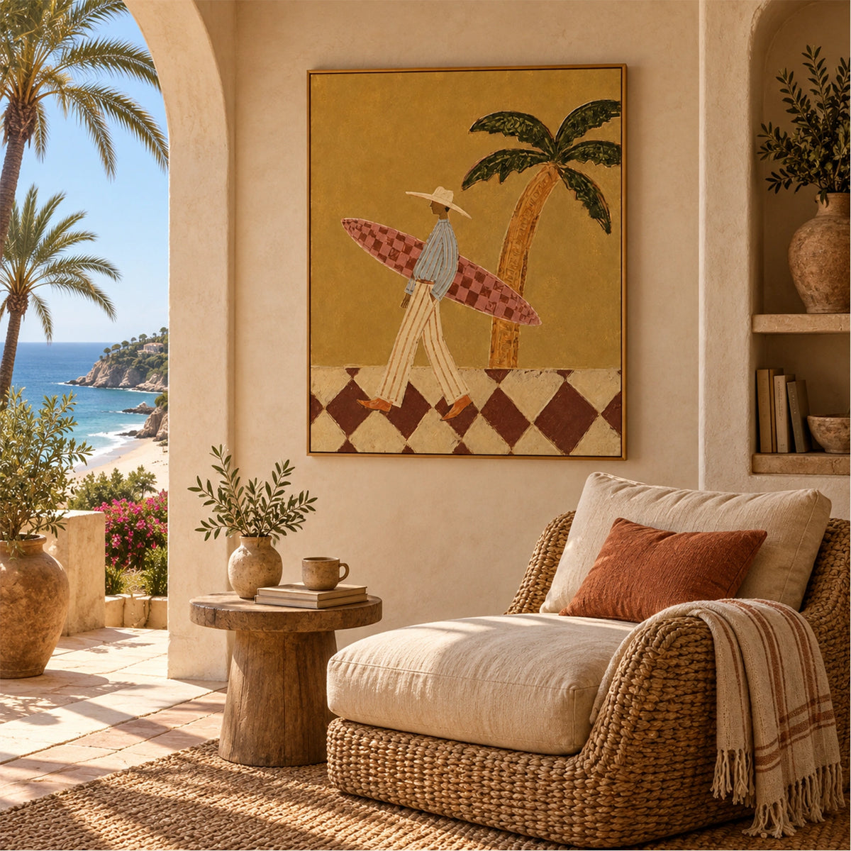 Abstract Portrait Wall Art #LA089