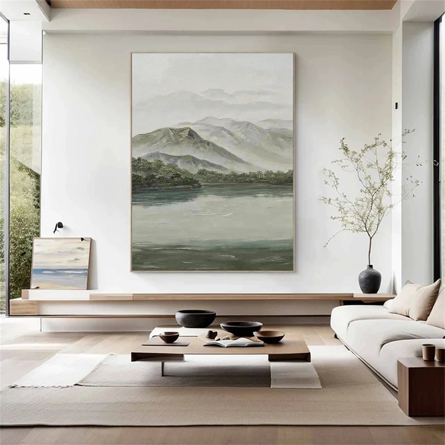 Abstract Mountain Canvas Art #BT099