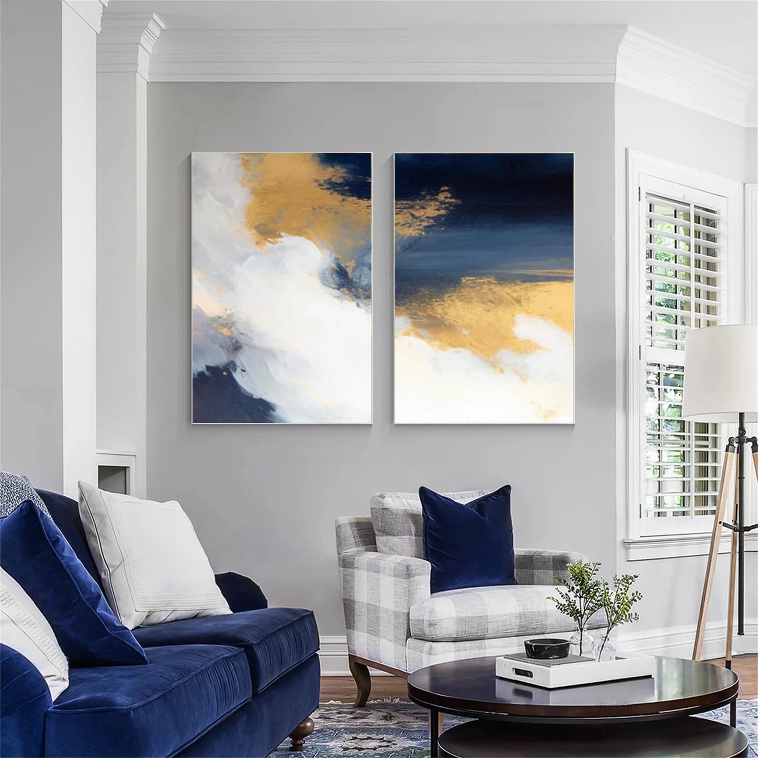 Abstract Wall Art Set of 2 #VA246