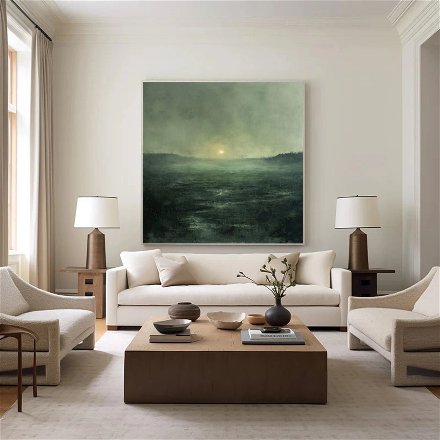 Abstract Mountain Canvas Art #BT041