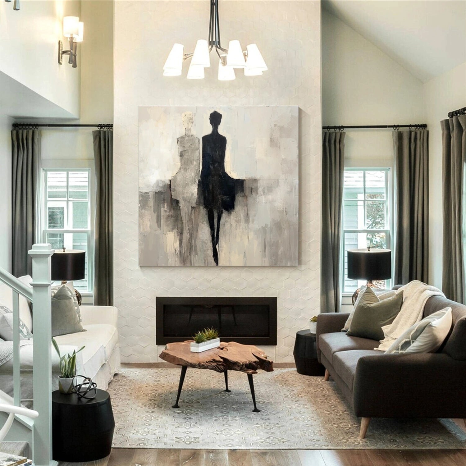 Contemporary Abstract Minimalist Wall Art #CM013