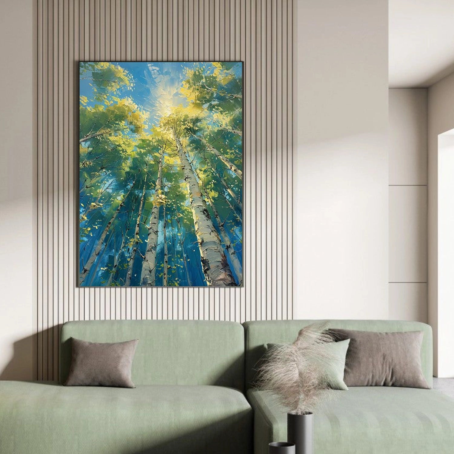 Abstract Flower And Tree Canvas Art #MF173