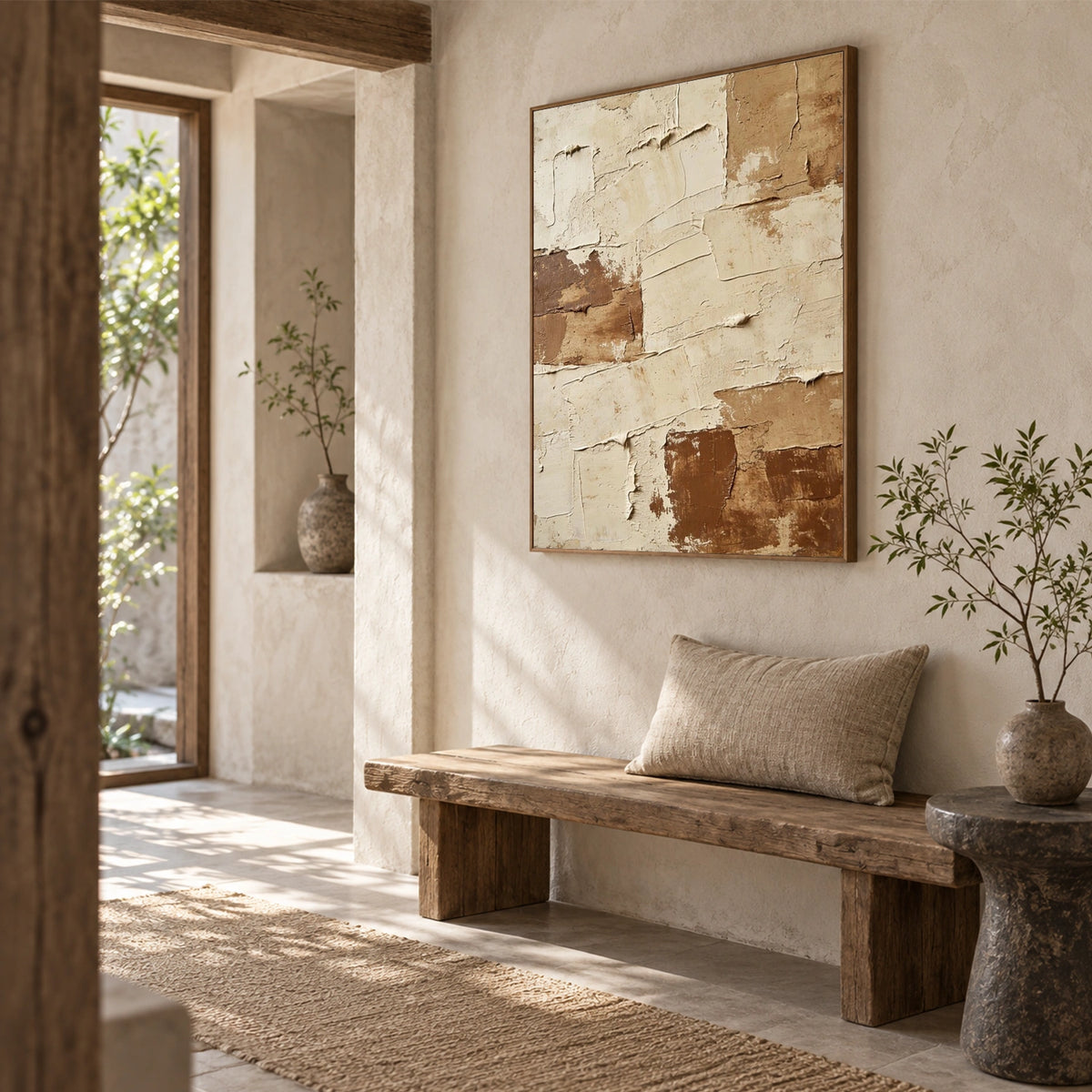 Abstract Textured Wall Art #VA373