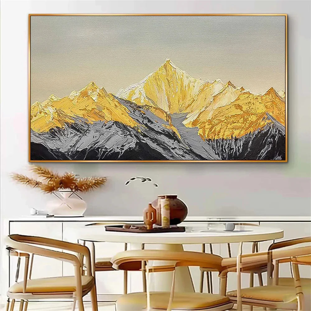 Abstract Mountain Canvas Art #BT016