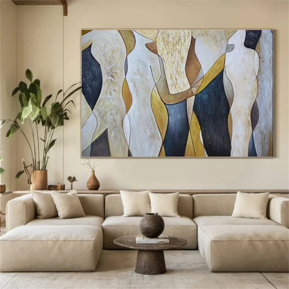 Colorful Abstract Portrait Wall Art # LA016