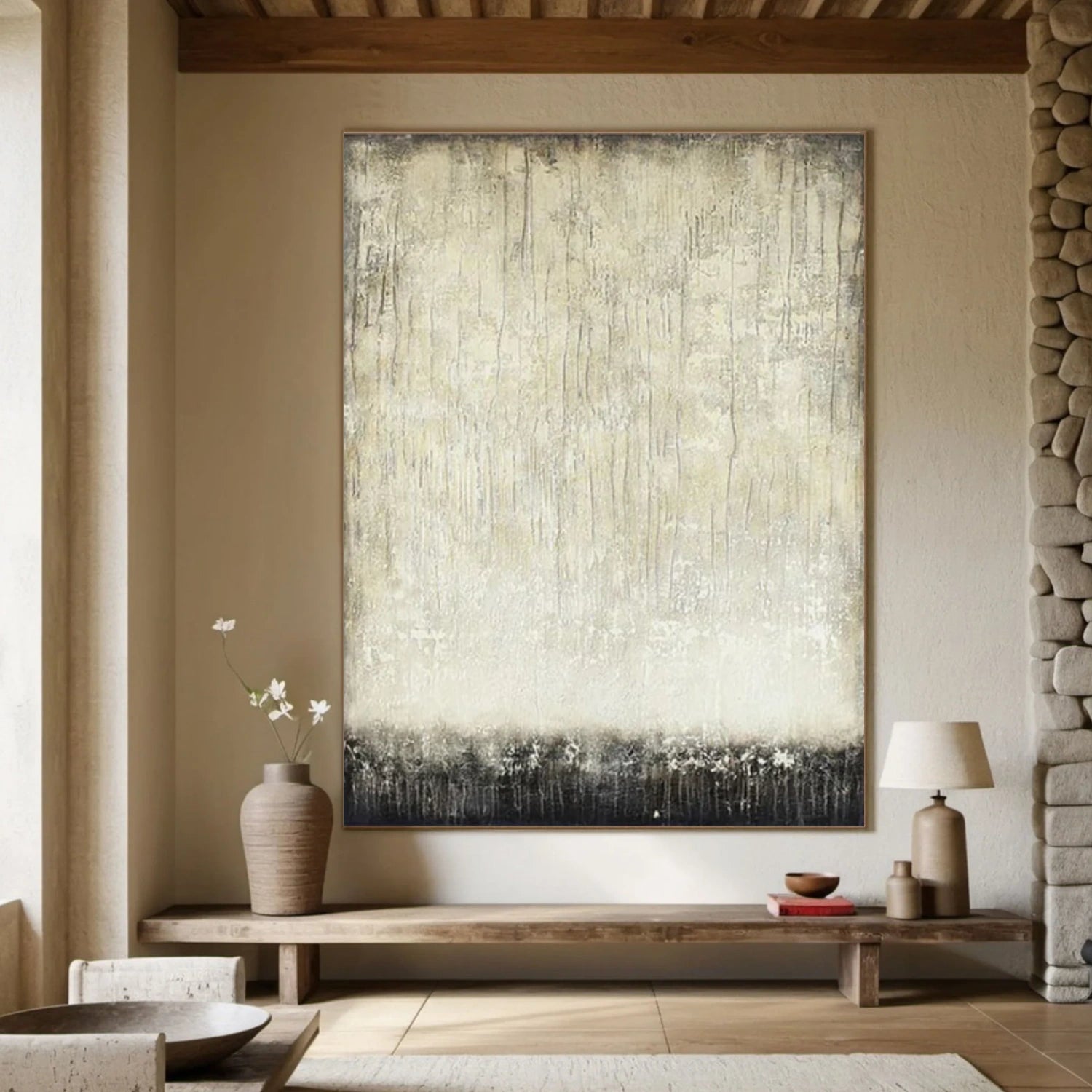 Wabi Sabi Textured Wall Art #VS105