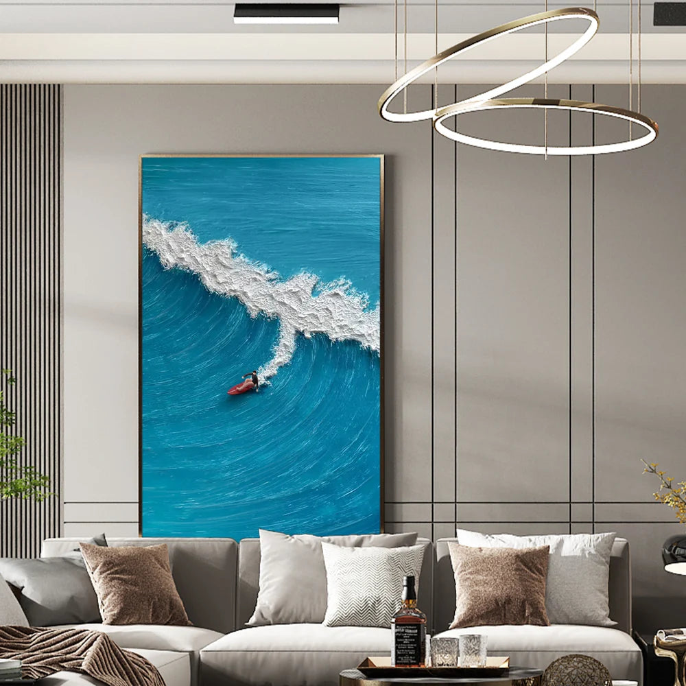 Surfing Sport Canvas Painting #PB020