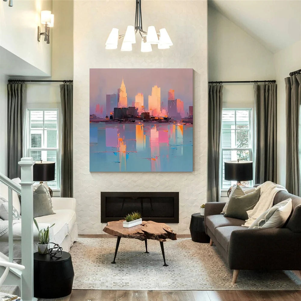 Abstract Urban Landscape Painting #UL006