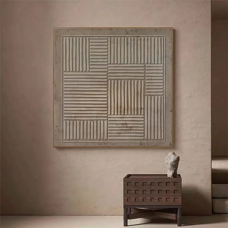 Wabi Sabi Textured Wall Art #VS073