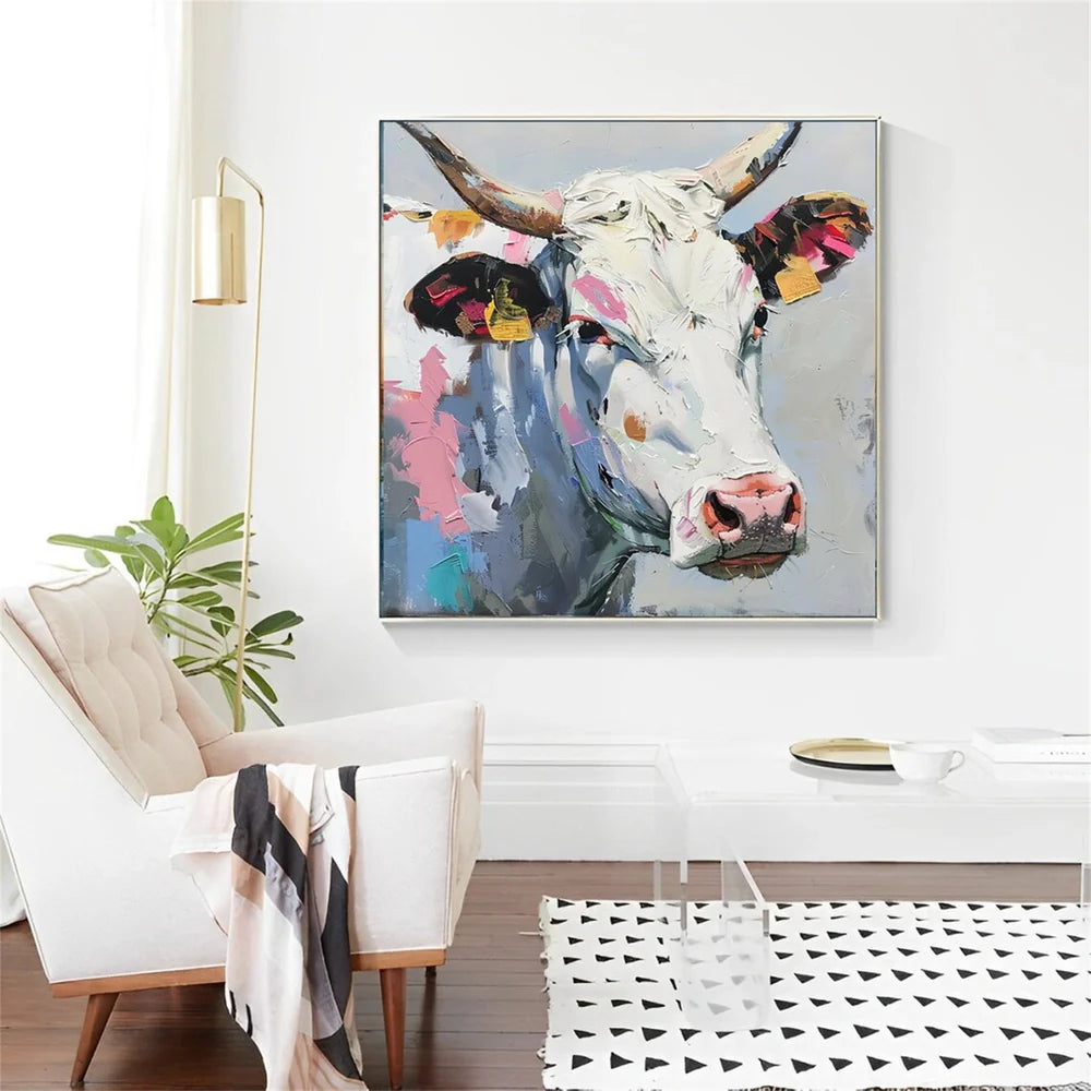 Colorful Abstract Animal Canvas Art #DW033