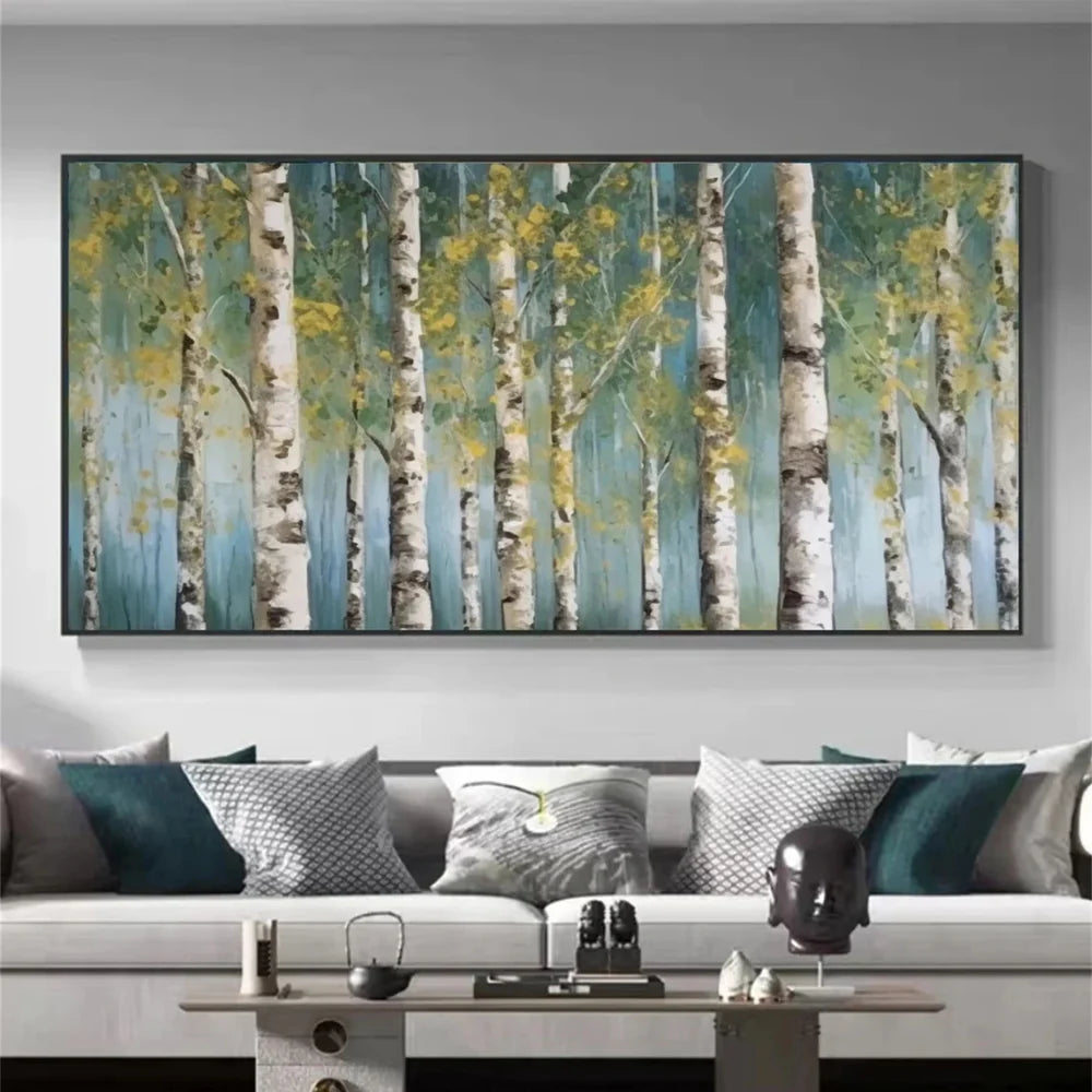 Abstract Flower And Tree Canvas Art #MF040