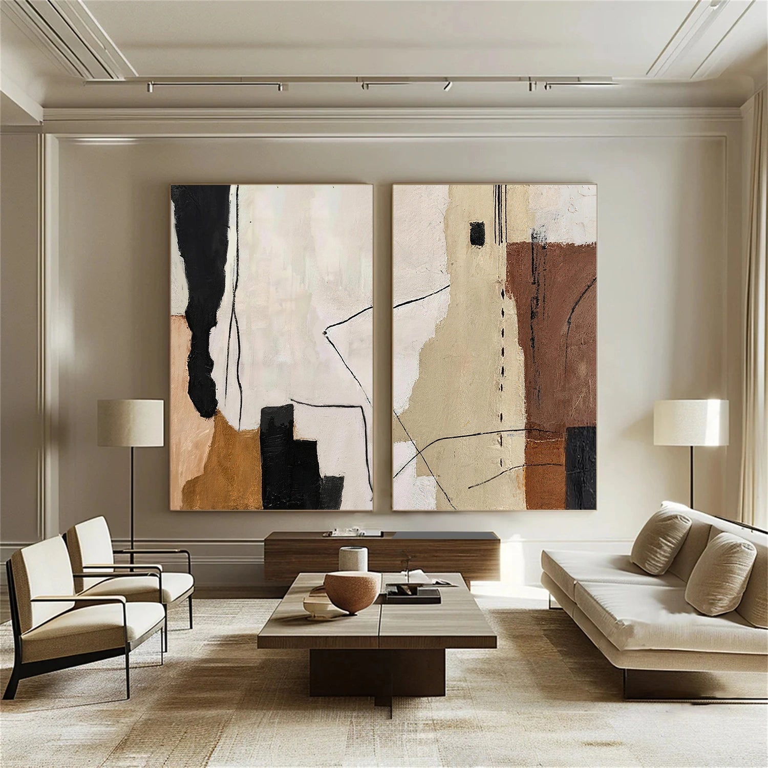 Abstract Wall Art Set of 2 #VA289