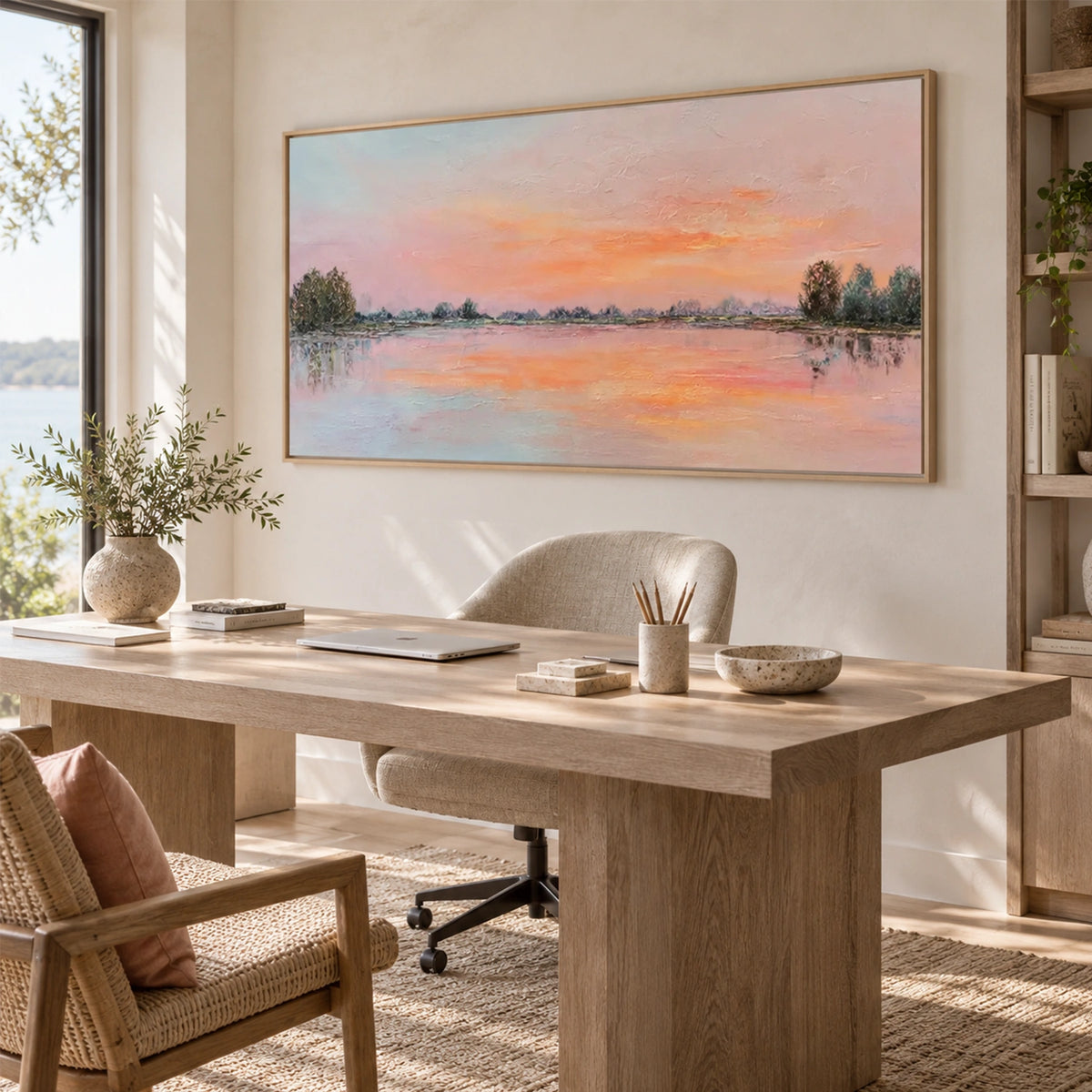 Abstract Ocean Canvas Art #OC227