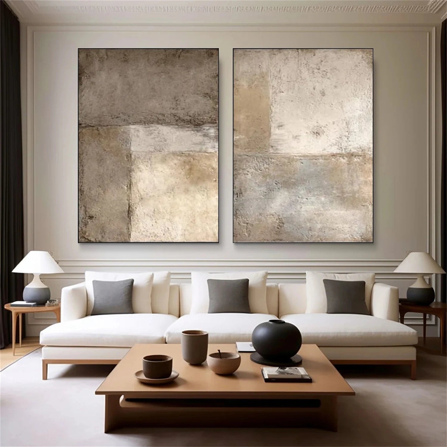 Wabi Sabi Wall Art Set of 2 #VS079