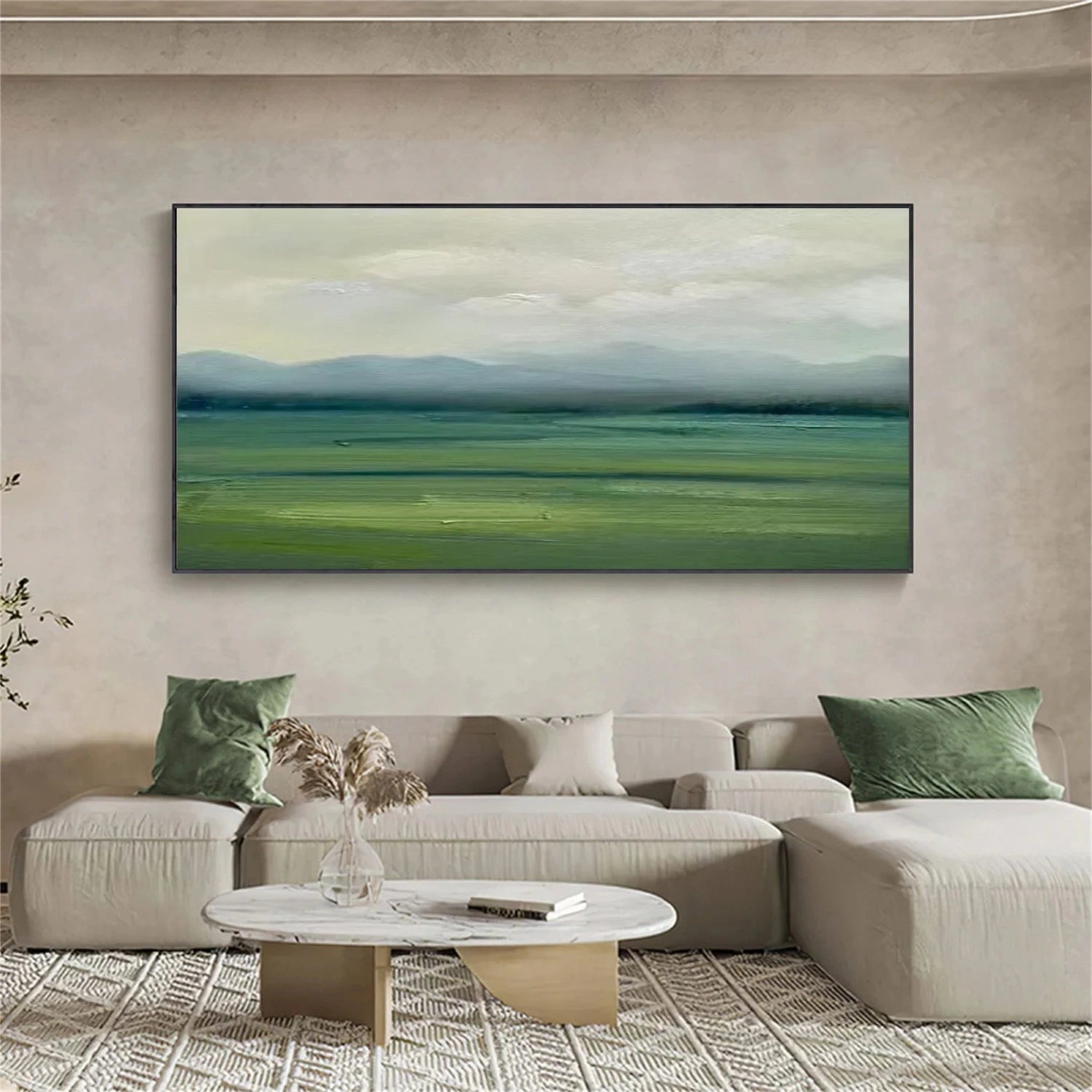 Abstract Mountain Canvas Art #BT043