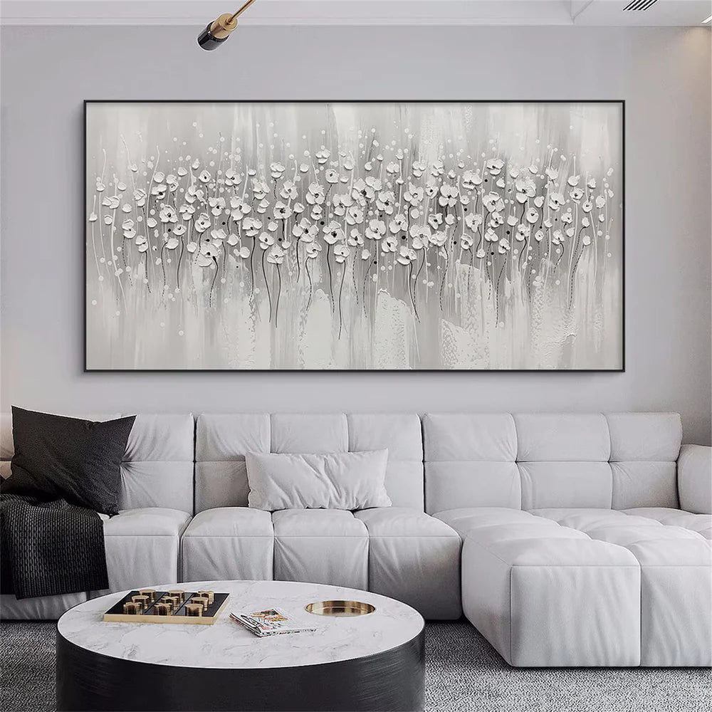 Minimalist Flower And Tree Canvas Art #MF073