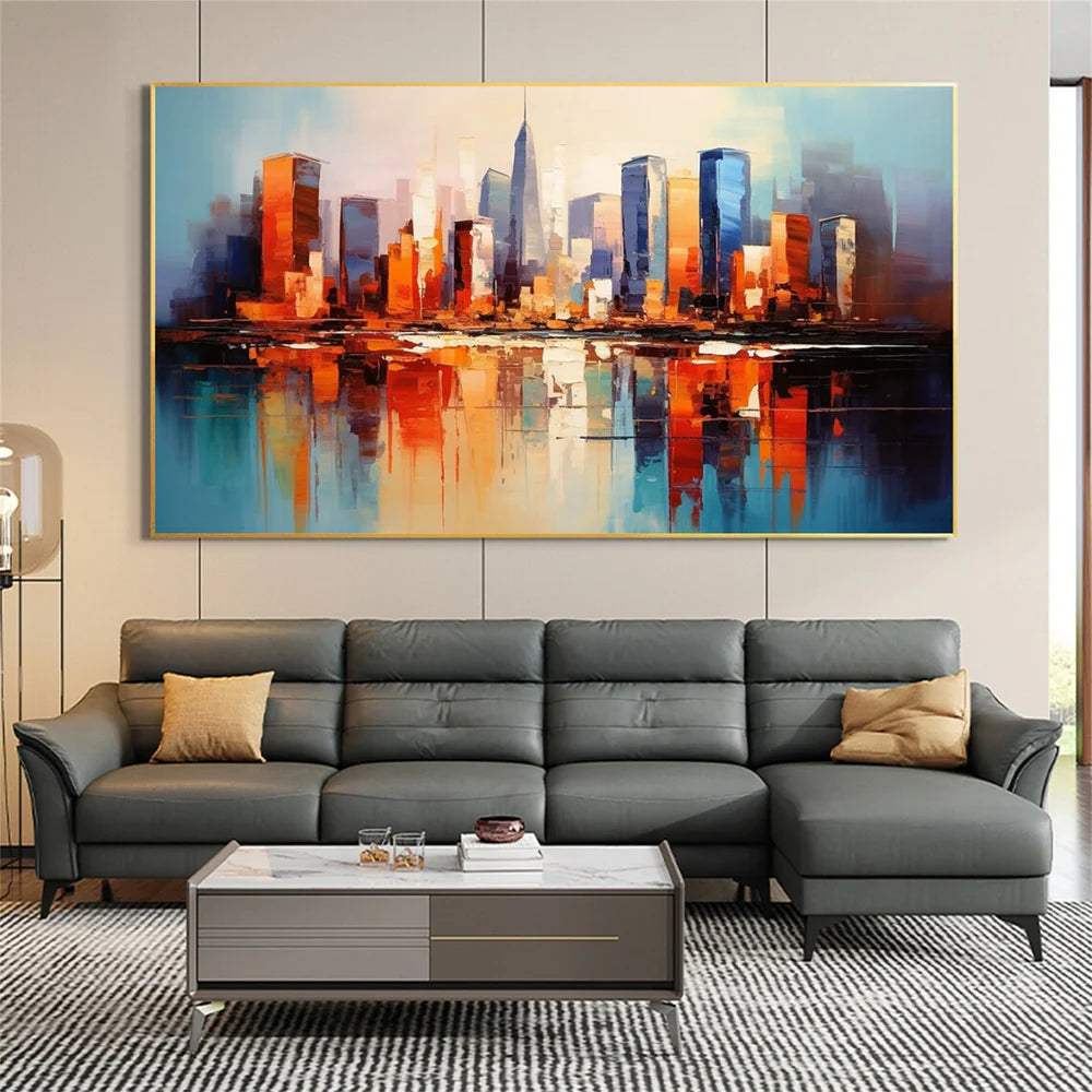 Abstract Urban Landscape Painting #UL013