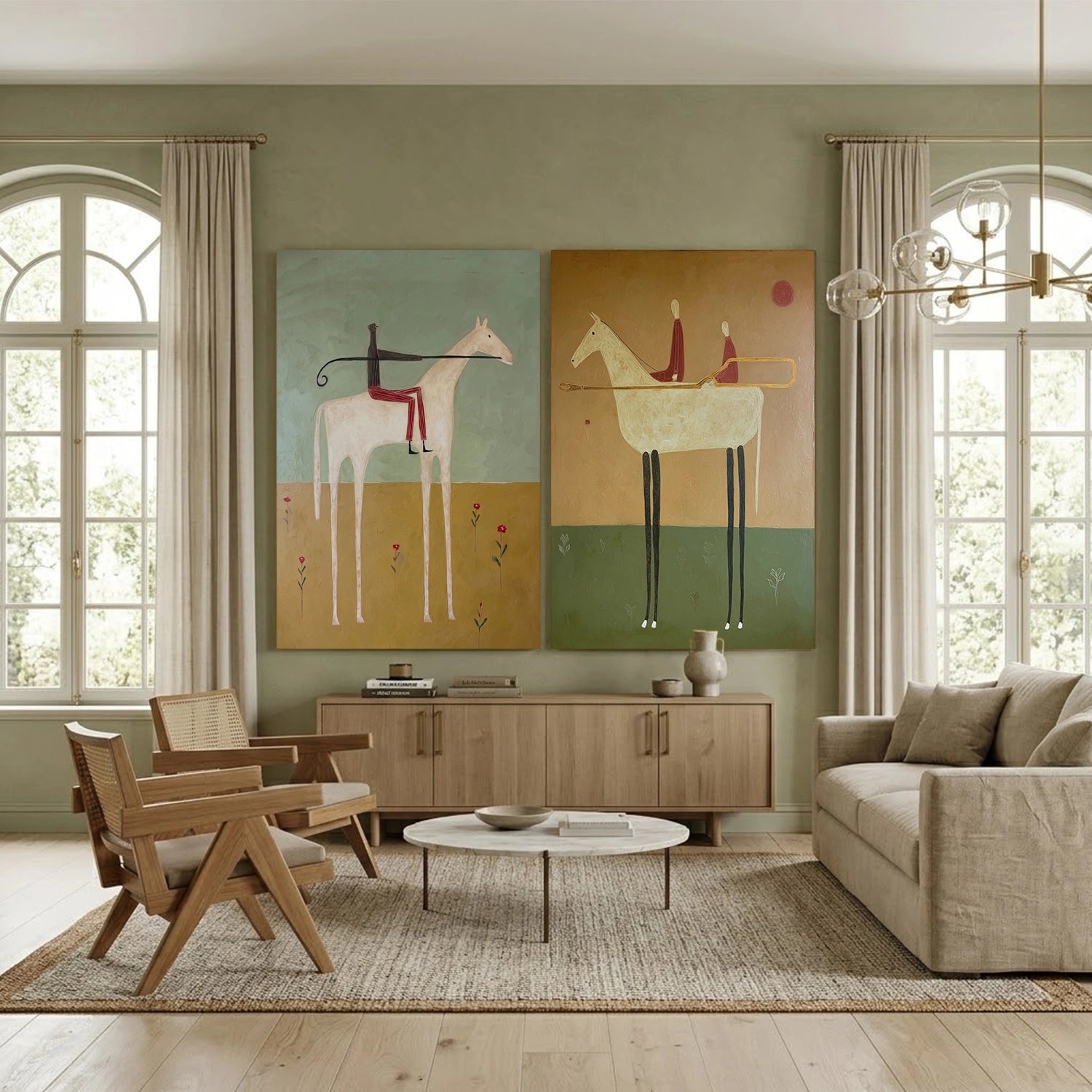 Americana Wall Art Set of 2 #AM081