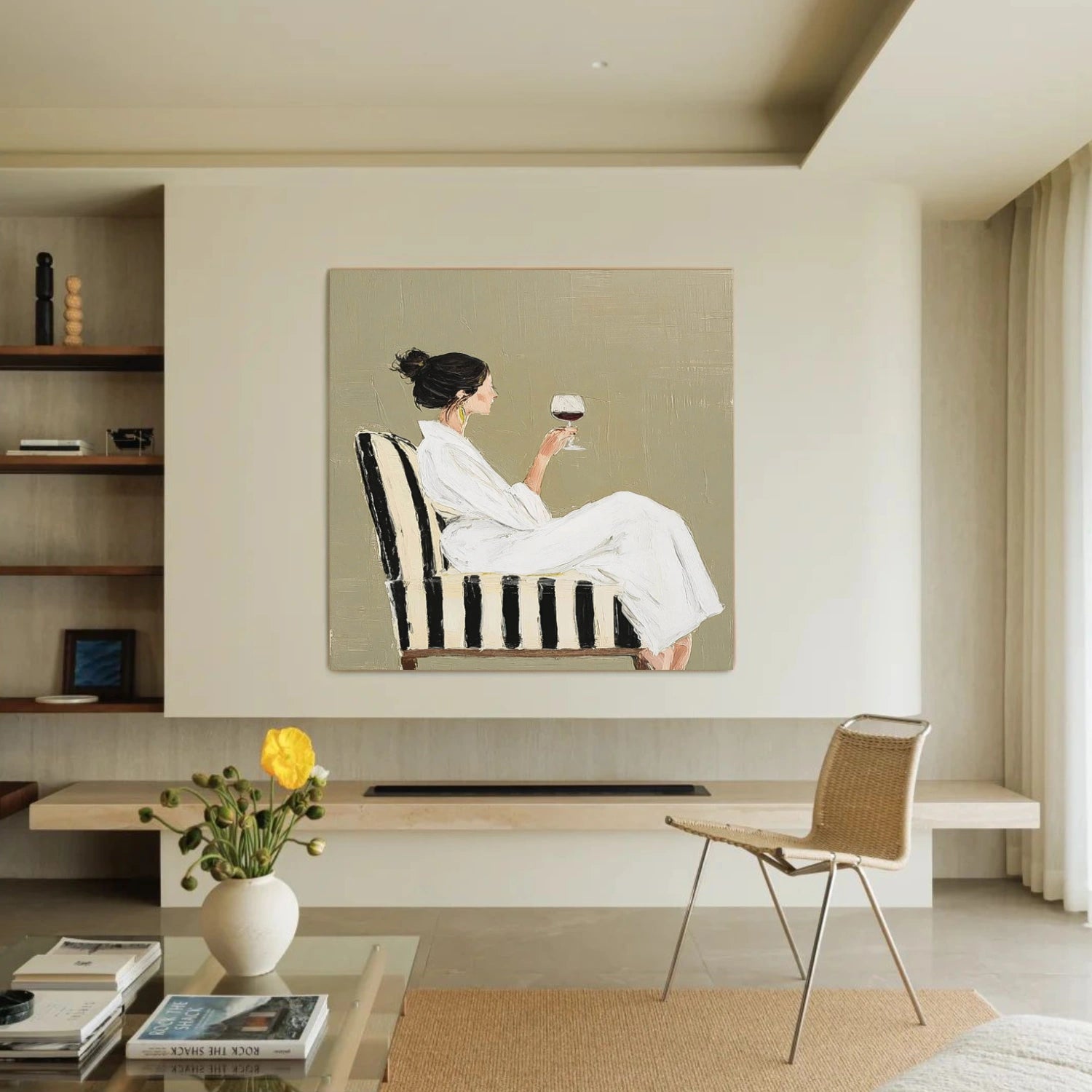 Abstract Portrait Wall Art #LA068