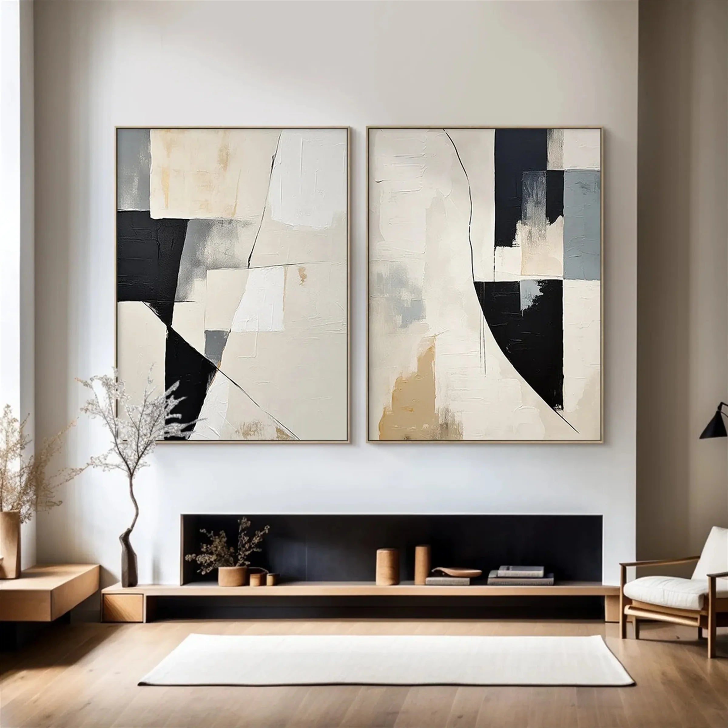Abstract Wall Art Set of 2 #VA059