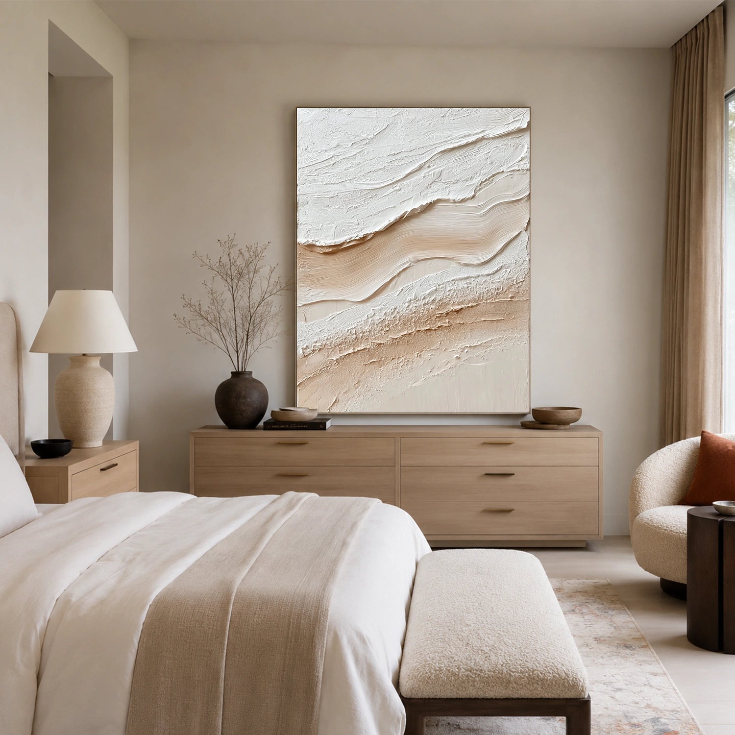 Minimalist Textured Canvas Art #WM156