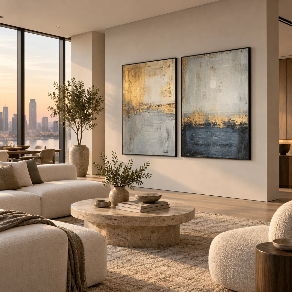 Abstract Wall Art Set of 2 #VA338