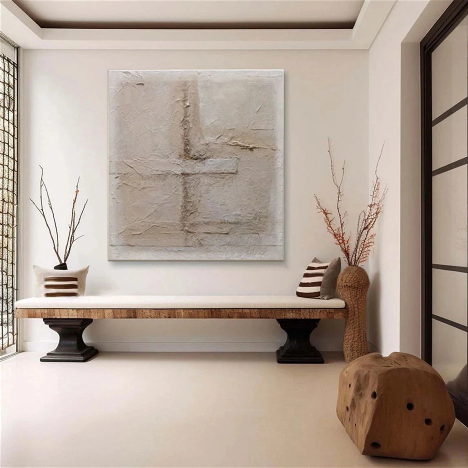 Wabi Sabi Textured Wall Art #VS102