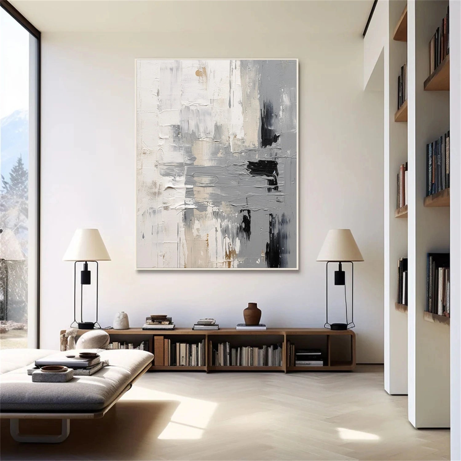Abstract Textured Wall Art #VA237