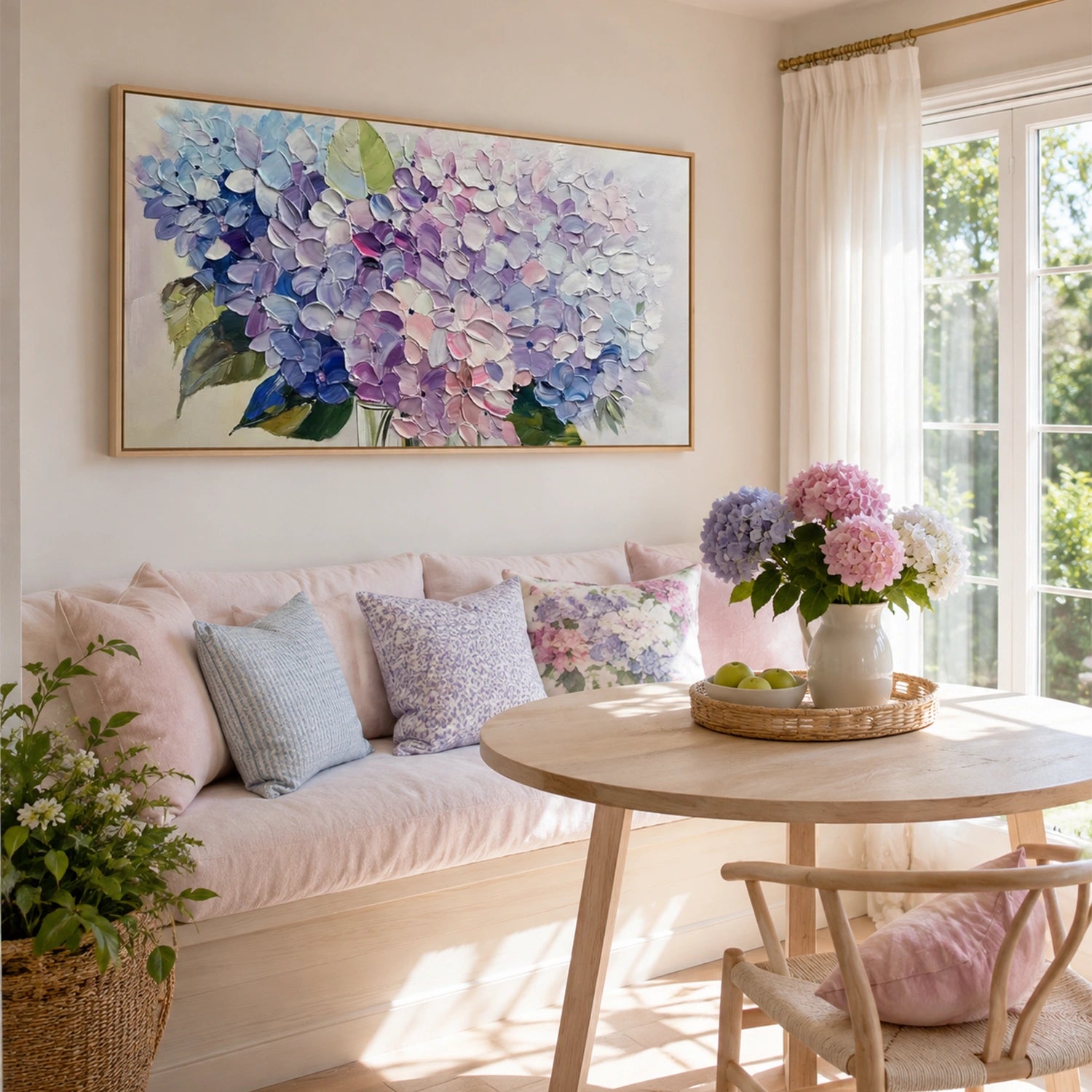 Abstract Flower And Tree Textured Canvas Art #MF212
