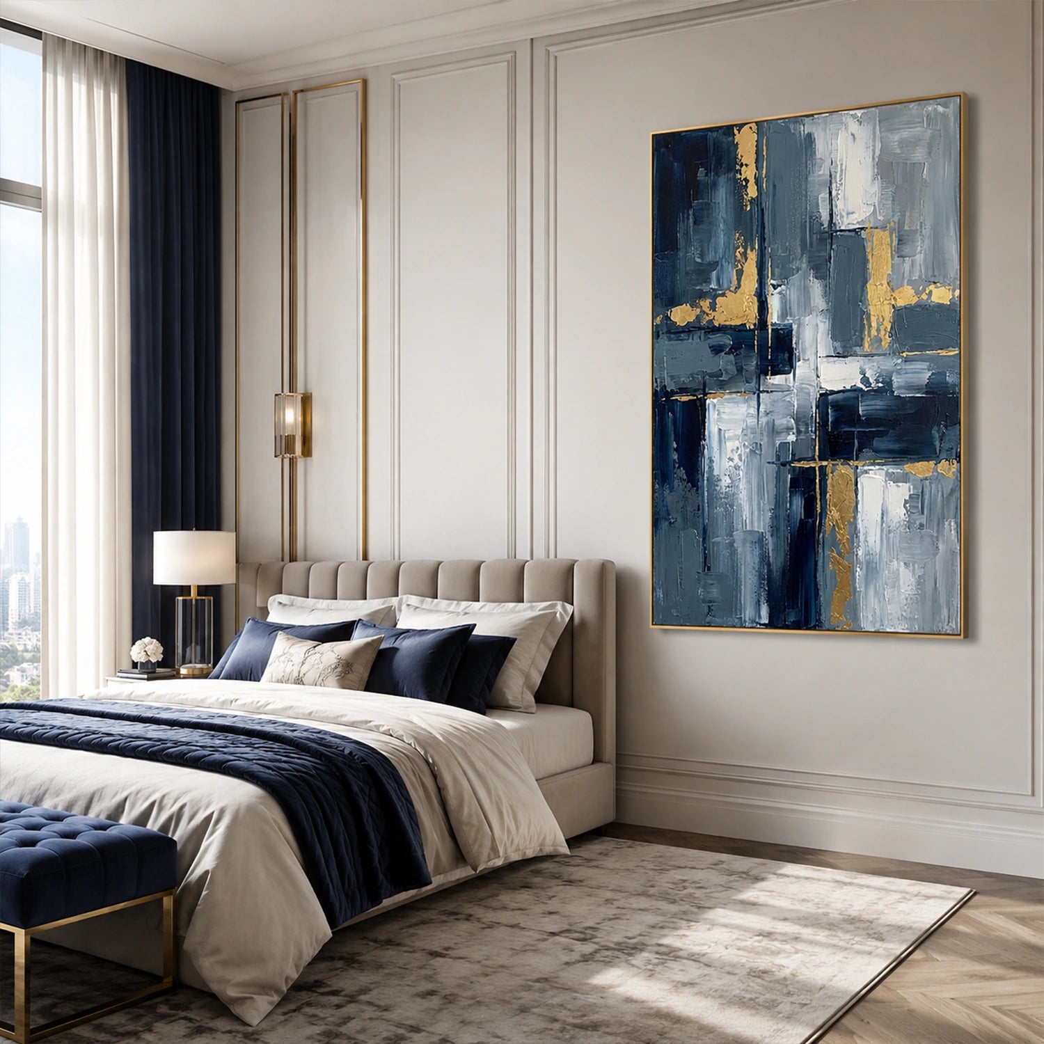 Abstract Textured Wall Art #VA317