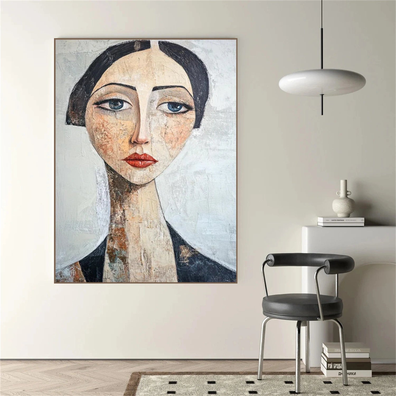Abstract Portrait Wall Art #LA065