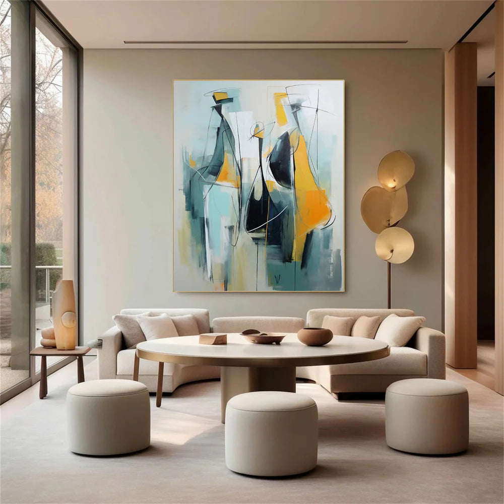 Contemporaty Abstract Minimalist Wall Art #CM006