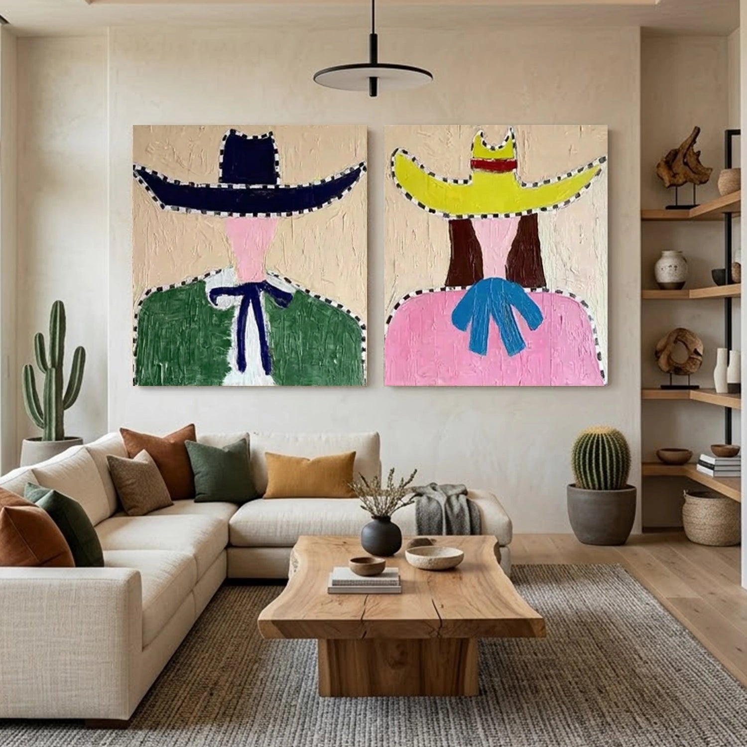 Americana Wall Art Square Set of 2 #AM087