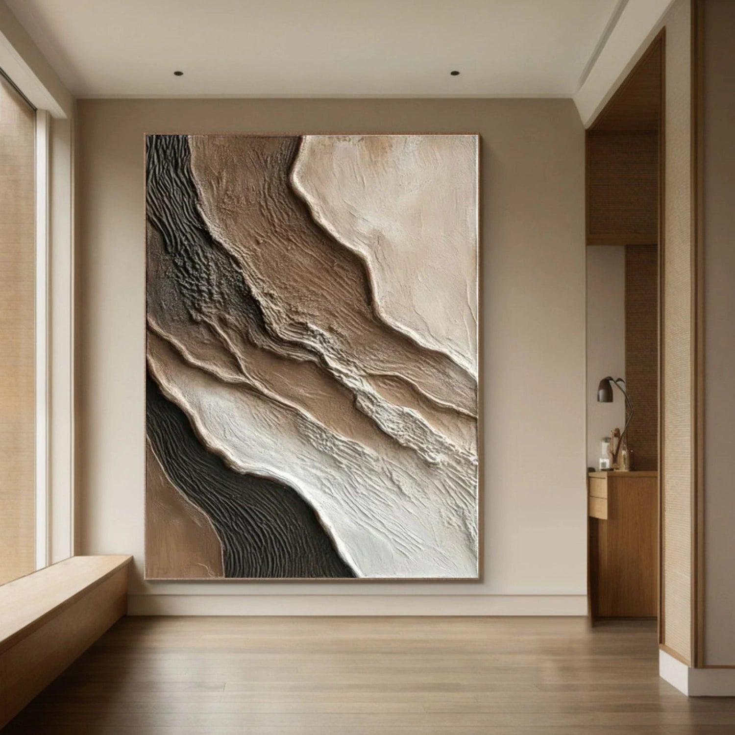 Abstract Textured Wall Art #VA217