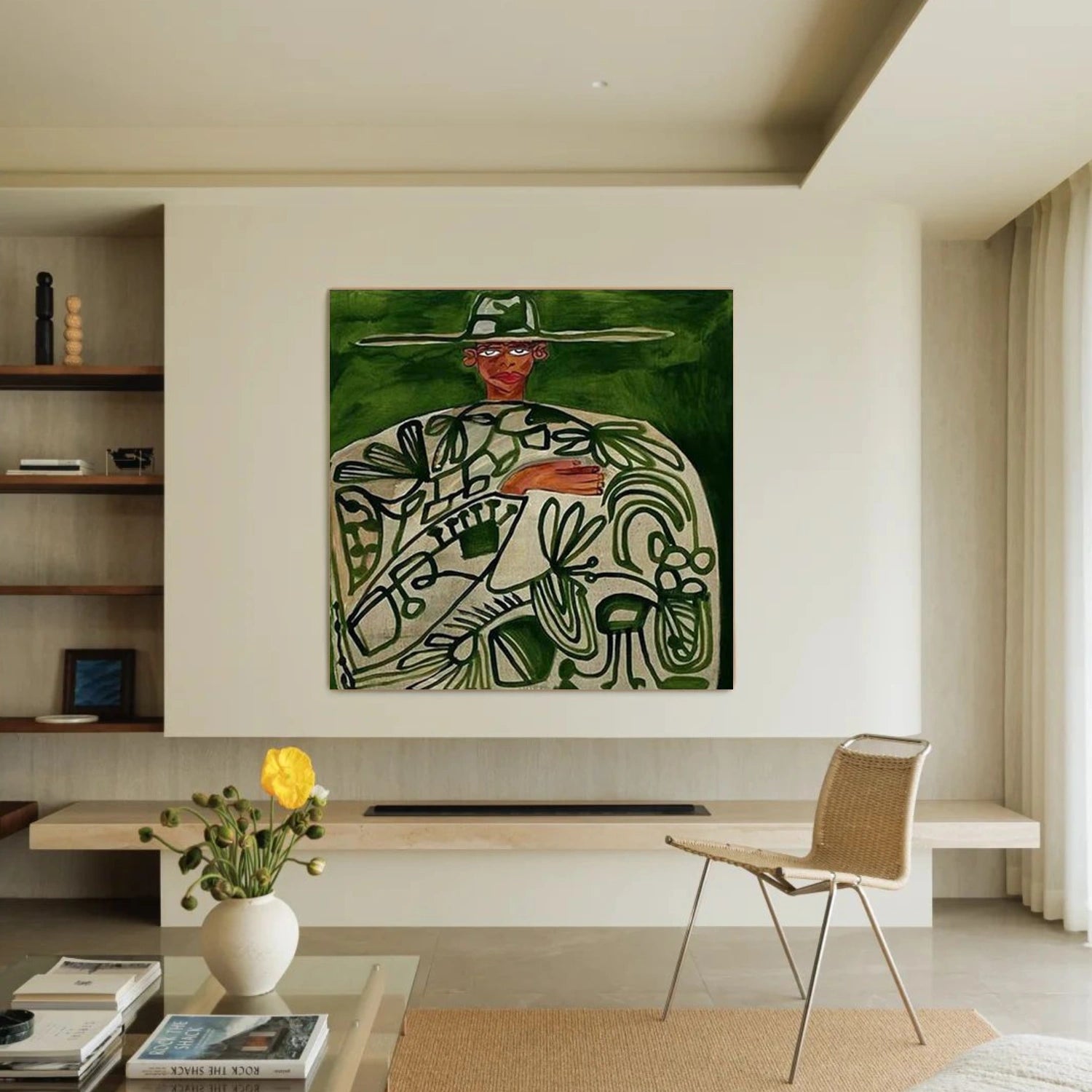 Abstract Portrait Wall Art #LA062