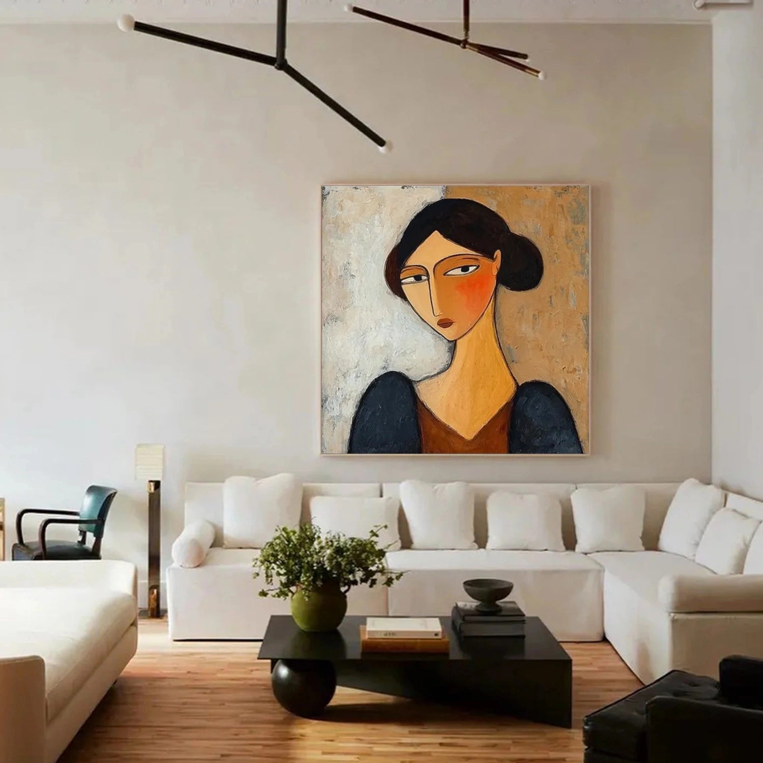 Abstract Portrait Wall Art # LA035