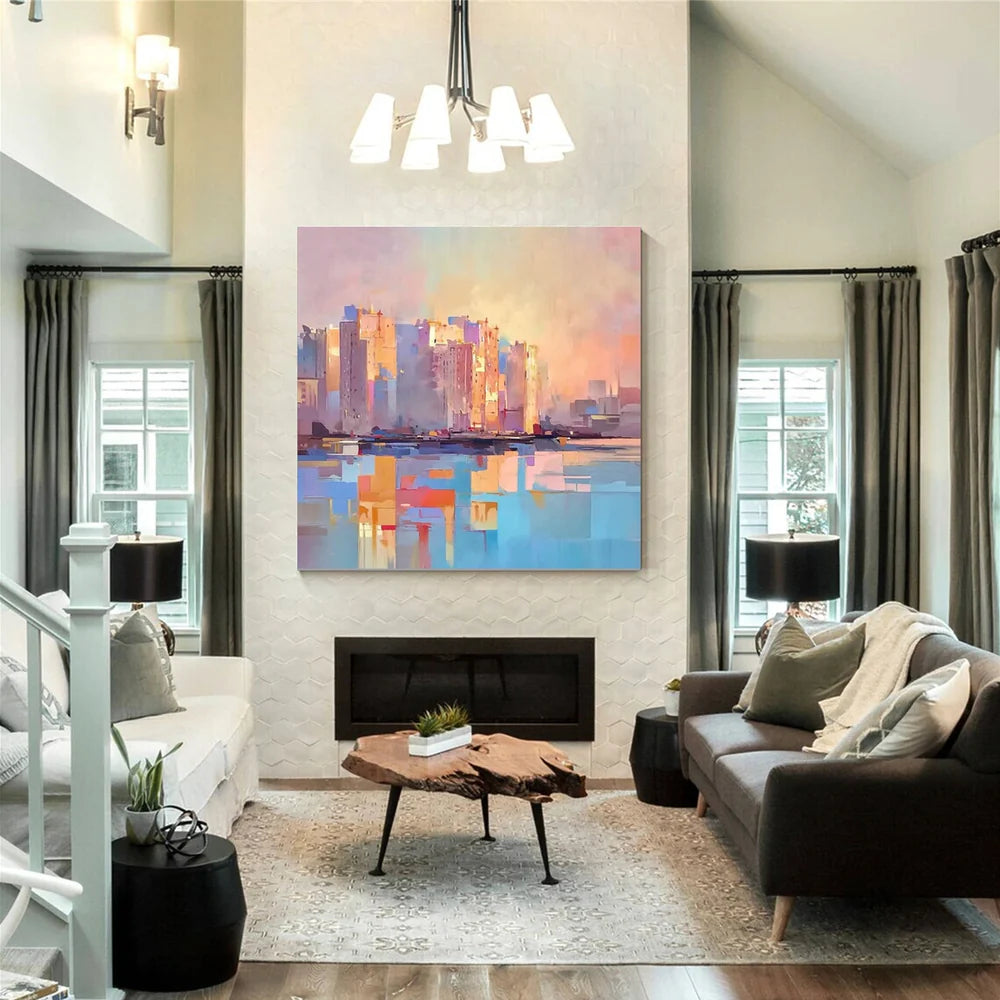 Abstract Urban Landscape Painting #UL005