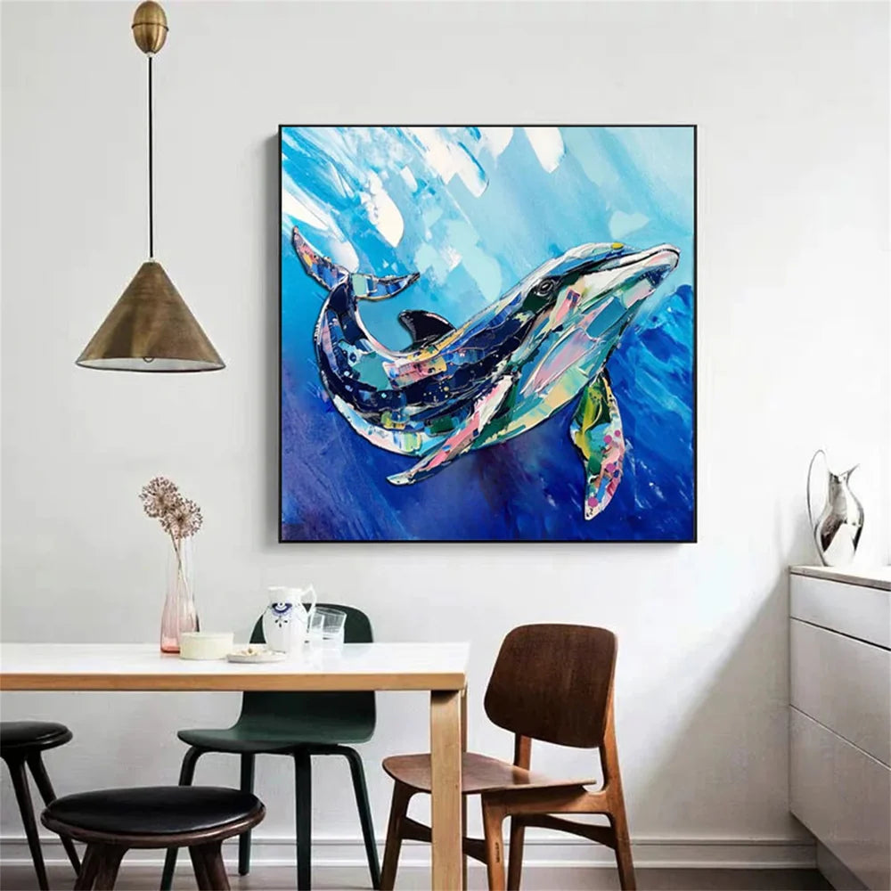 Abstract Animal Canvas Art #DW008